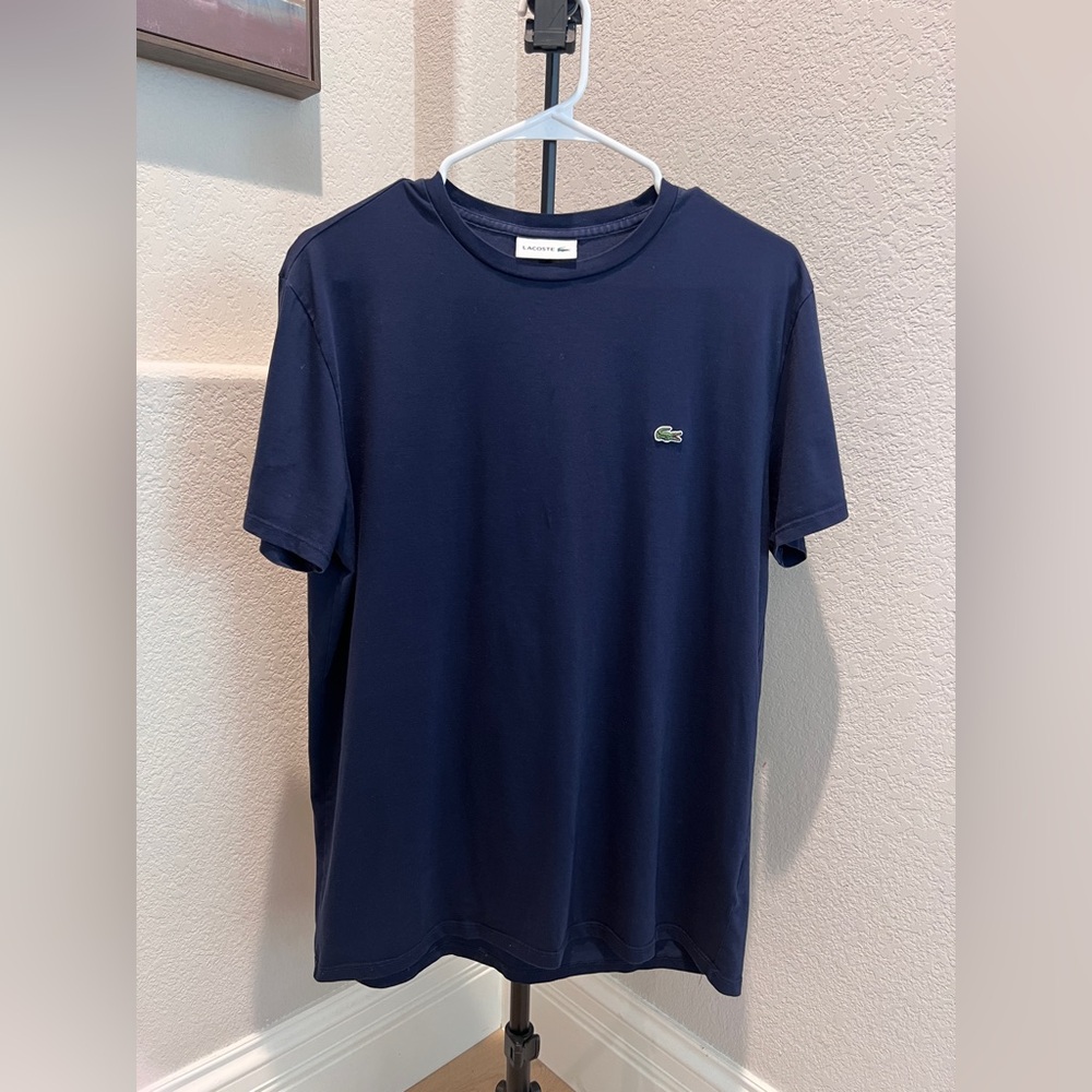 Lacoste Men's Dark Blue Short Sleeve Tee